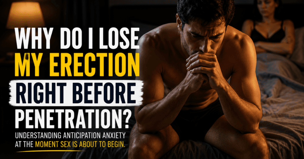 Why Do I Lose My Erection Right Before Penetration?