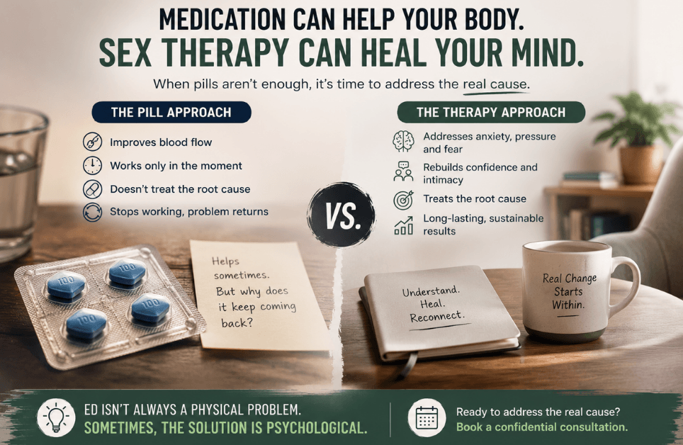 Can Sex Therapy Help If Medication Isn't Working for ED?